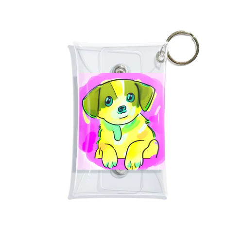 犬好きのためのアートグッズ Mini Clear Multipurpose Case