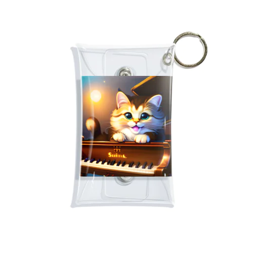 子猫ピアニスト-1 Mini Clear Multipurpose Case