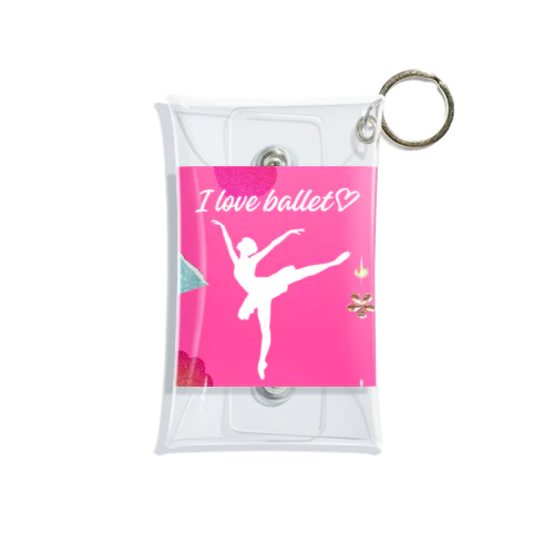 I love balletグッズ🩰 Mini Clear Multipurpose Case