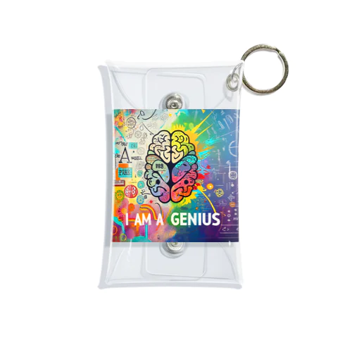 I am a genius Mini Clear Multipurpose Case