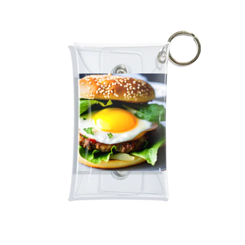 半熟とろけるハンバーグ チーズ愛好家の夢！ Mini Clear Multipurpose Case