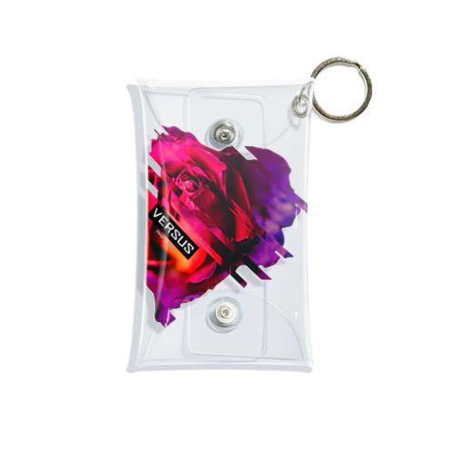 Glitched Rose Logo Mini Clear Multipurpose Case