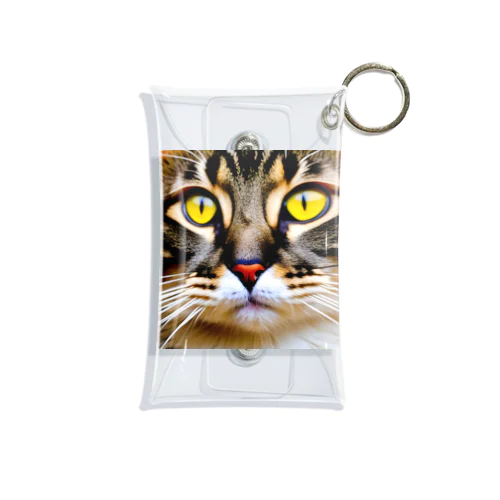 ドアップな猫！ Mini Clear Multipurpose Case