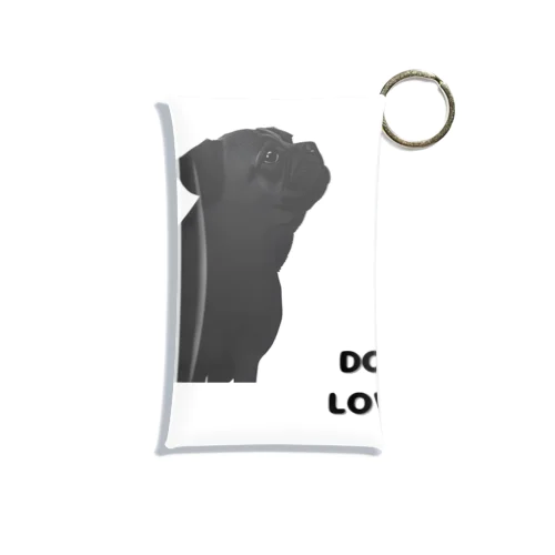 DOG LOVER（パグ） Mini Clear Multipurpose Case