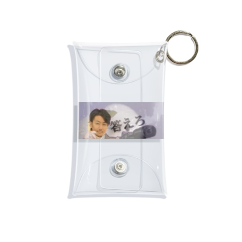 ザコ砂利マスおじさんシマエナガ ミニクリアマルチケース