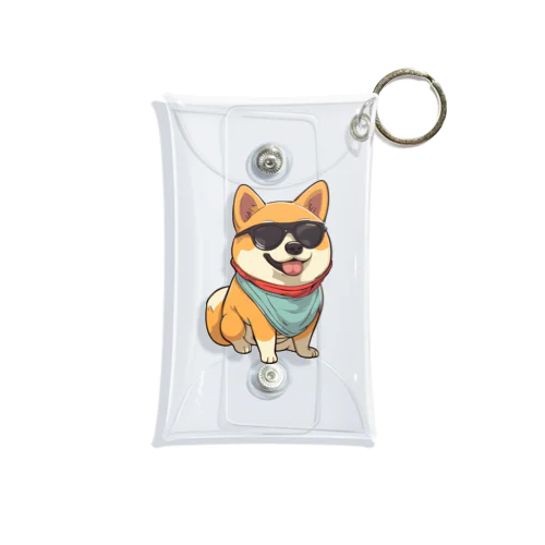 イカした柴犬 Mini Clear Multipurpose Case