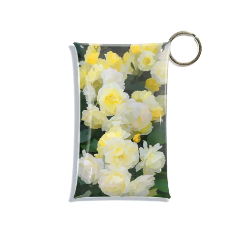 黄色い薔薇の花 Mini Clear Multipurpose Case