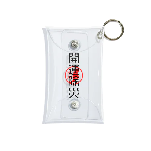 福猫-開運除災- Mini Clear Multipurpose Case