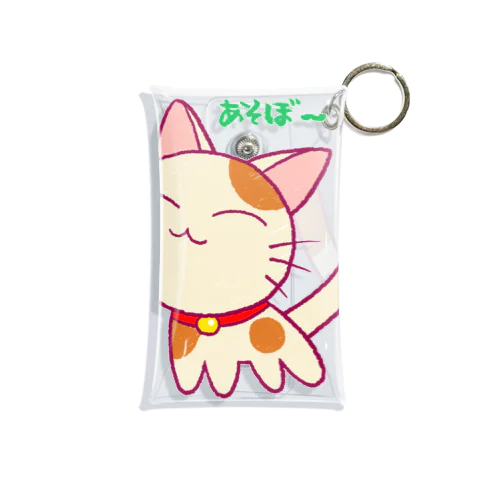 遊びたがる子猫 Mini Clear Multipurpose Case