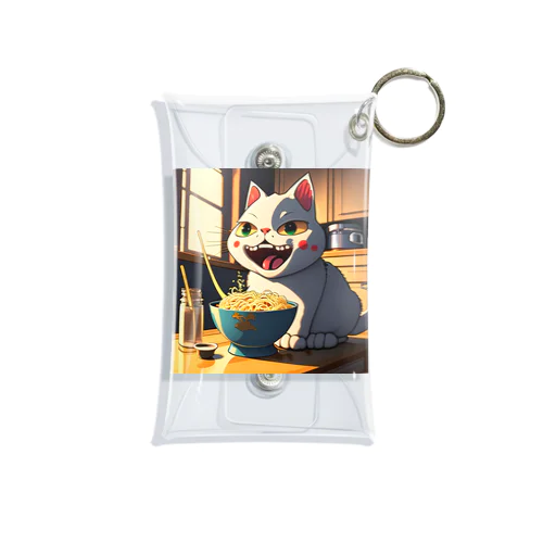 ラーメン大好き猫 Mini Clear Multipurpose Case