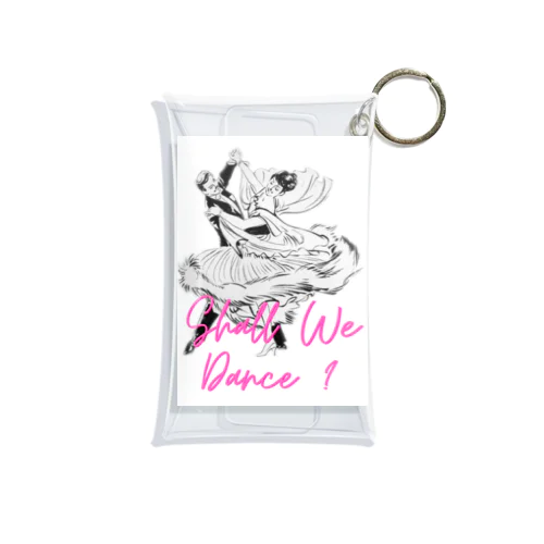 Shall We Dance Mini Clear Multipurpose Case