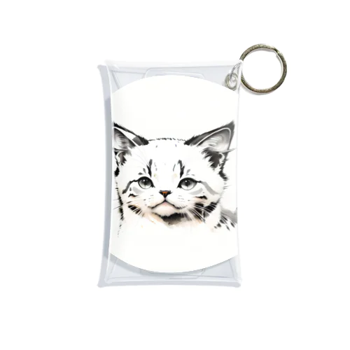 ねこさん８ Mini Clear Multipurpose Case