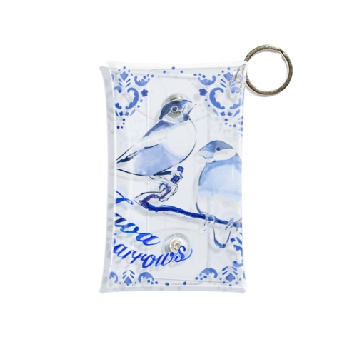 千代と紅 Mini Clear Multipurpose Case