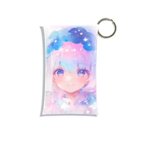 ファンシーな女の子 Mini Clear Multipurpose Case