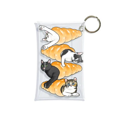 ねこパン/コロネ# 10 Mini Clear Multipurpose Case