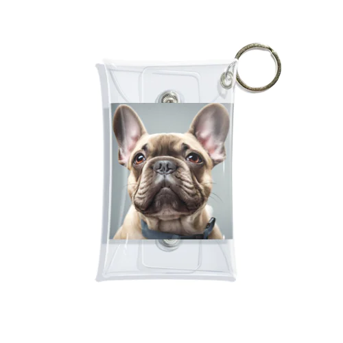 french bulldog Mini Clear Multipurpose Case