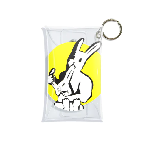 共喰い🐰（ウサギ） Mini Clear Multipurpose Case