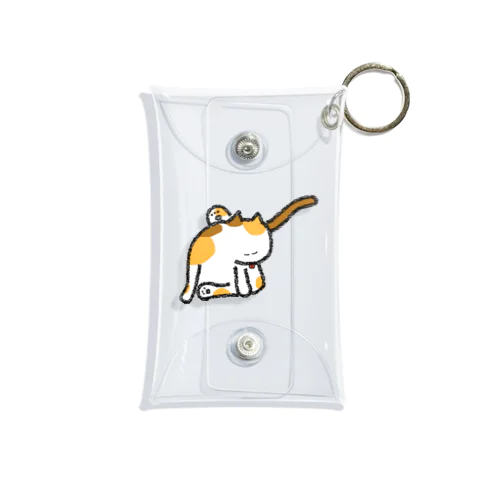 くつろぎ猫 Mini Clear Multipurpose Case