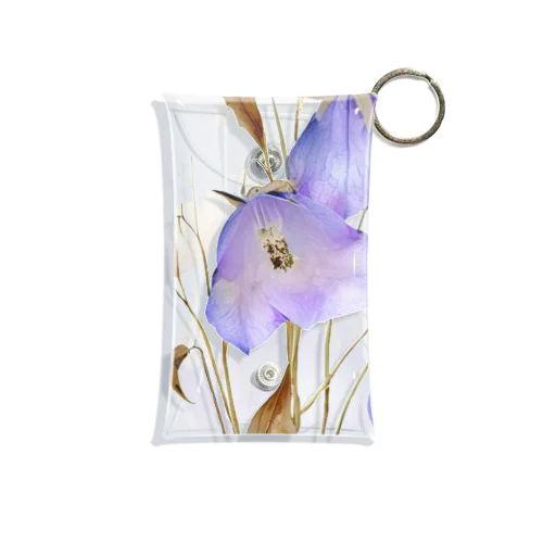 キキョウ Chinese bellflower Mini Clear Multipurpose Case