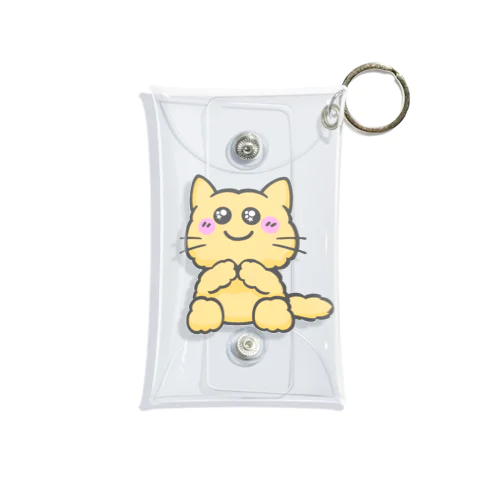 もふ猫１ Mini Clear Multipurpose Case