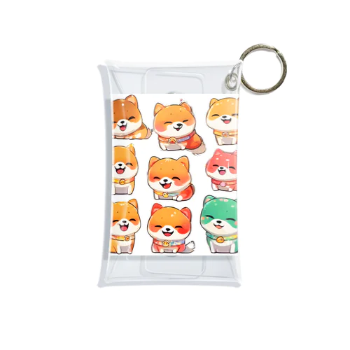 柴犬9 Mini Clear Multipurpose Case