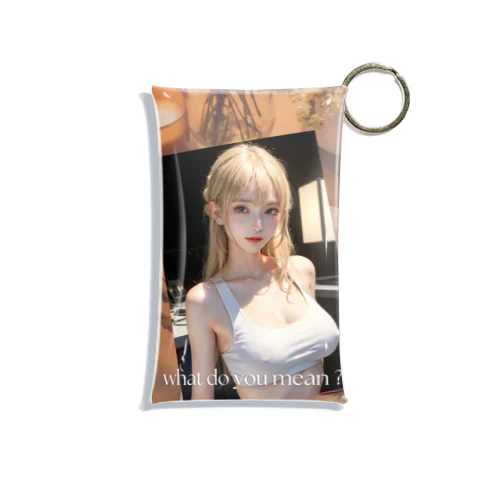 美女図鑑（What do you mean ?） Mini Clear Multipurpose Case