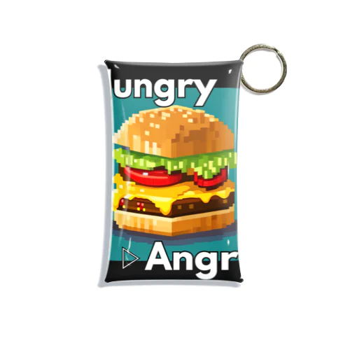 【ハンバーガー】hAngry  Mini Clear Multipurpose Case