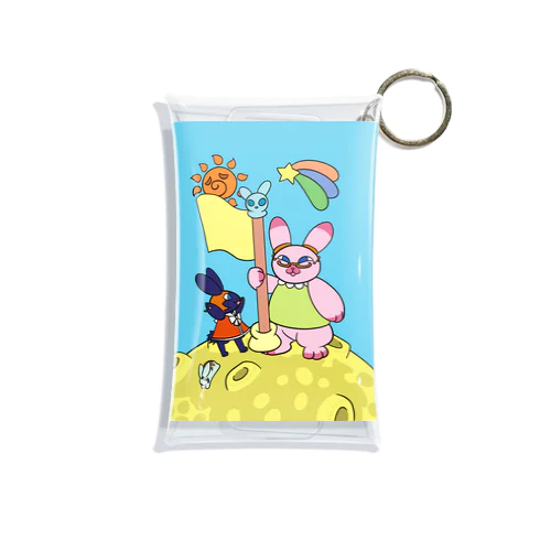 The Land of Cats-003 Mini Clear Multipurpose Case