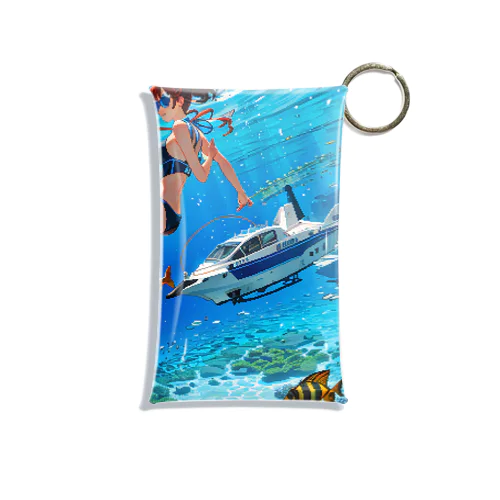 少女と熱帯魚 Mini Clear Multipurpose Case