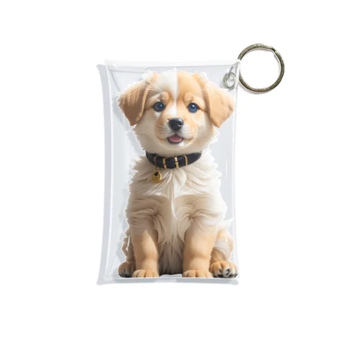 愛らしい子犬 Mini Clear Multipurpose Case