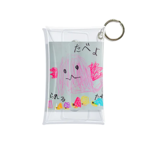 らくがきうーぱーちゃん Mini Clear Multipurpose Case