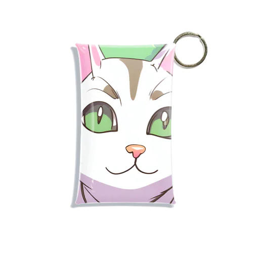 可愛い猫グッズ Mini Clear Multipurpose Case