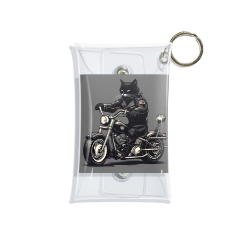 ワイルド黒猫 Mini Clear Multipurpose Case