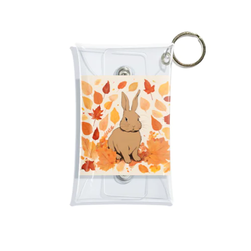 紅葉とうさぎ🐰 Mini Clear Multipurpose Case