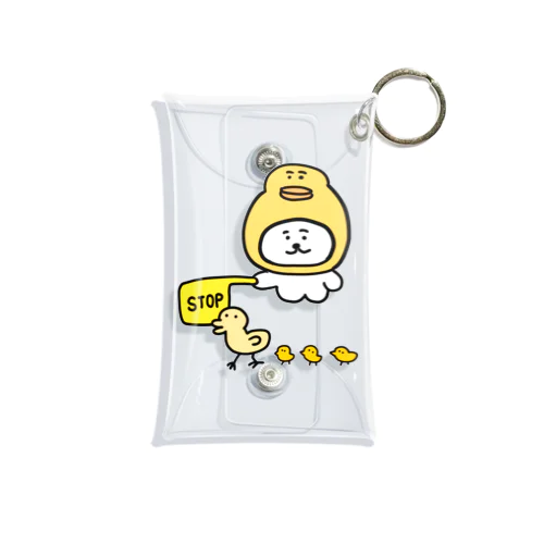 見守るねこ Mini Clear Multipurpose Case