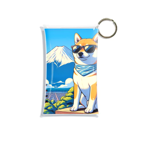 サングラス犬　【銀次郎】 Mini Clear Multipurpose Case