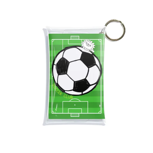 頭でっかちライオンくん！サッカー部 Mini Clear Multipurpose Case