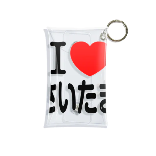 I LOVE さいたま（日本語） Mini Clear Multipurpose Case