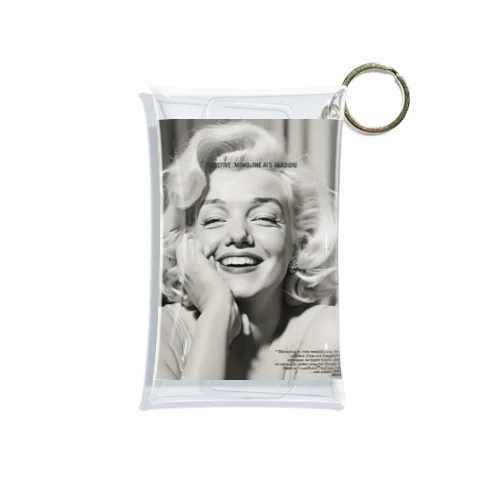 "Positive Thinking"  Mini Clear Multipurpose Case