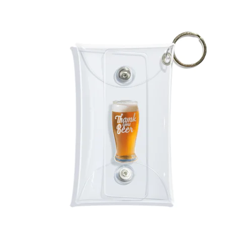 ビールに　ありがとう Mini Clear Multipurpose Case