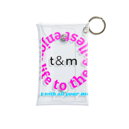 t&m enjoy life to the fullest Mini Clear Multipurpose Case