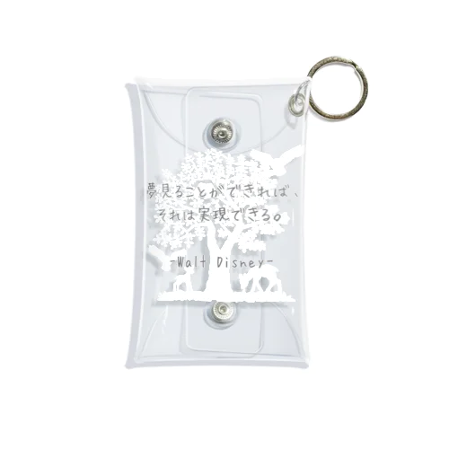 いじんふれーず「ウォルト・ディズニー」2 Mini Clear Multipurpose Case