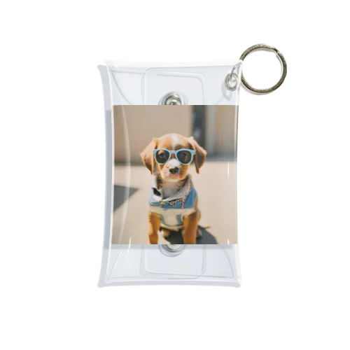 かっこつけの子犬のグッズ Mini Clear Multipurpose Case