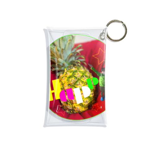 happy pine 🍍 Mini Clear Multipurpose Case