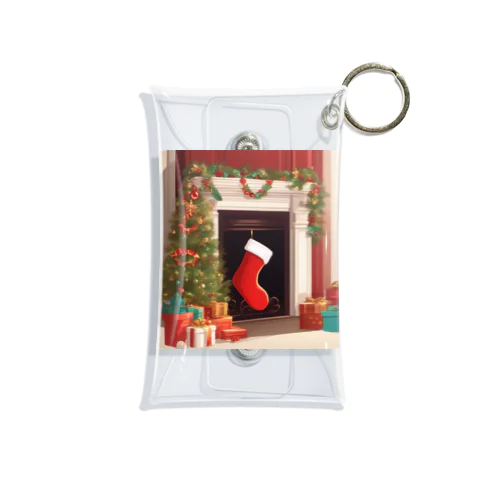 クリスマスストッキング（Christmas Stocking） Mini Clear Multipurpose Case