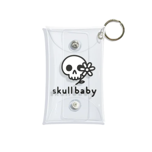 キュートで可愛いSKULLBABY Mini Clear Multipurpose Case