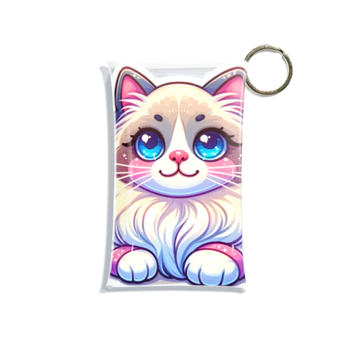 ラグドールのラムちゃん　キュート猫シリーズ Mini Clear Multipurpose Case