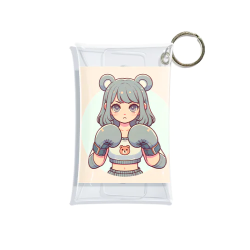 戦うクマ子 Mini Clear Multipurpose Case