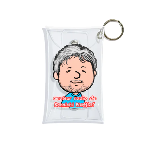 こんにちわっふる！公式グッズA Mini Clear Multipurpose Case