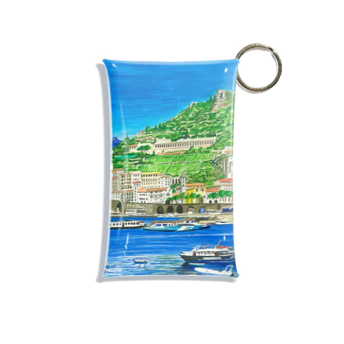 イタリアの港の風景 Mini Clear Multipurpose Case